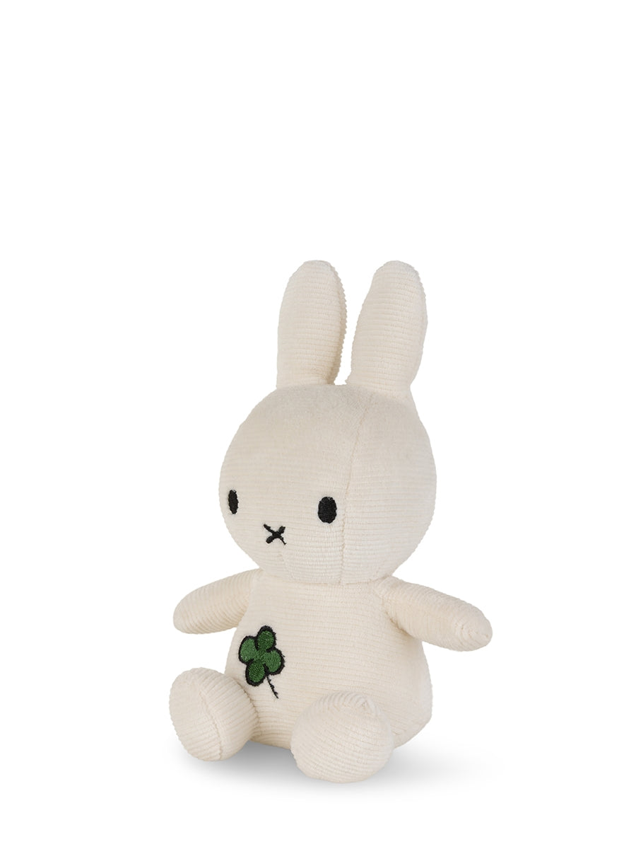 Miffy Four Leaf Clover Offwhite 18cm plush side view