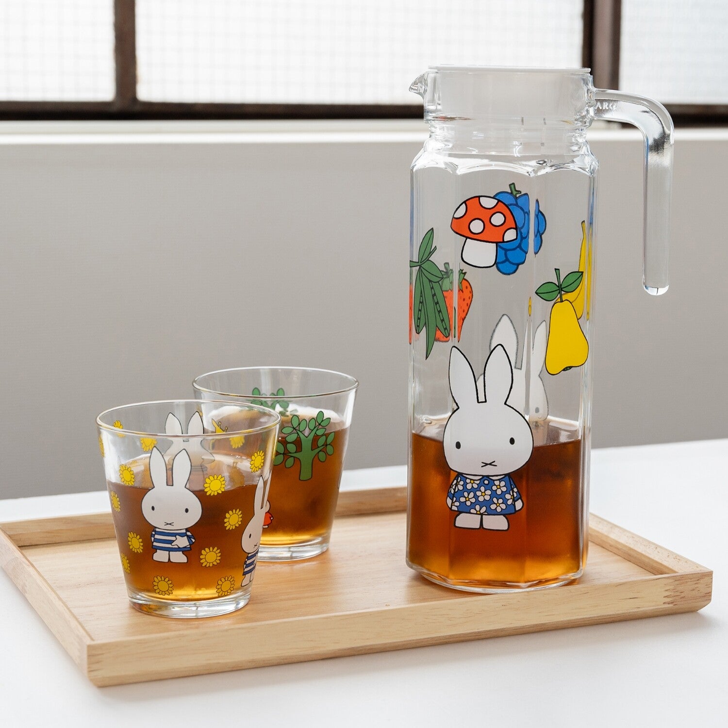 Miffy Glass Jug 1.1L - Miffy Delicious – MINIMARU