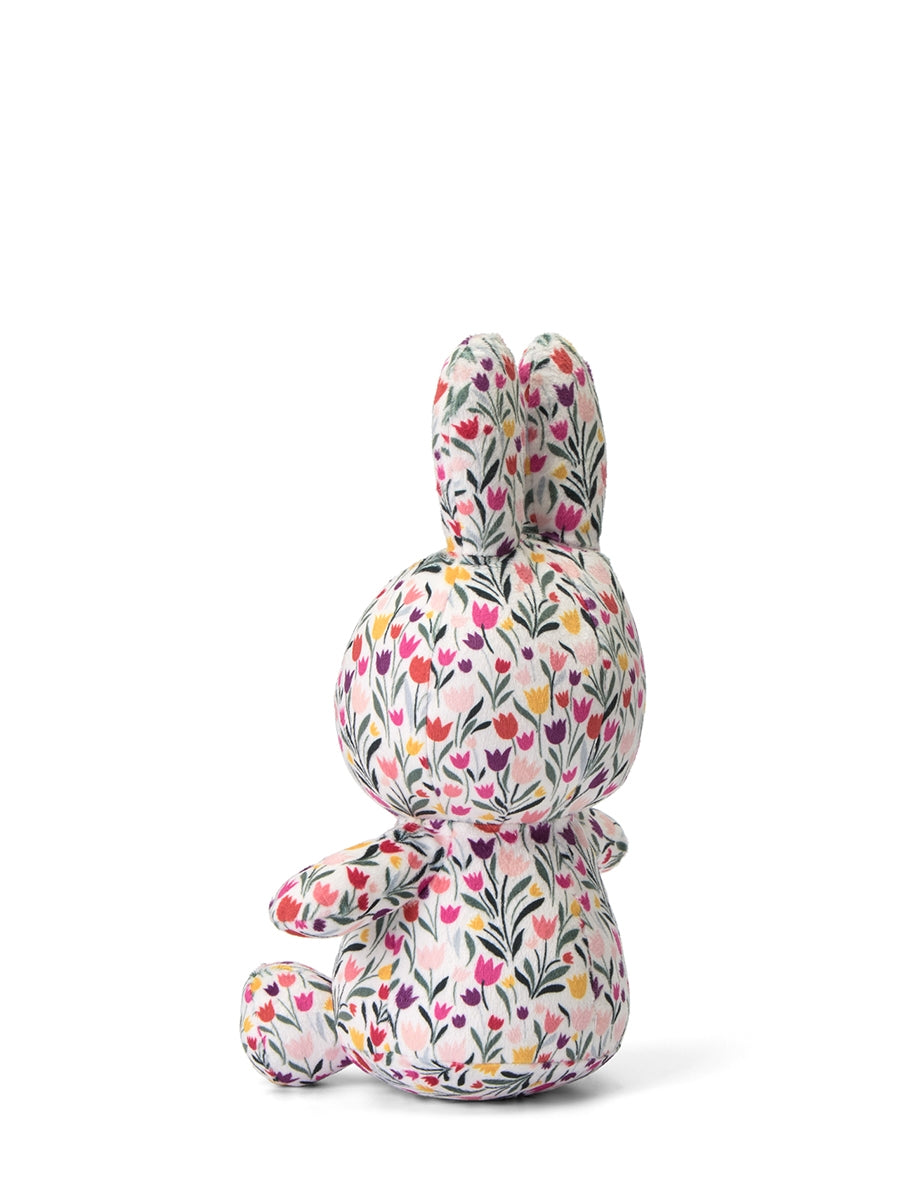 Miffy Sitting All-Over Tulip 23cm plush back view
