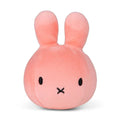Light pink Miffy plush squish ball front view with embroidered eyes