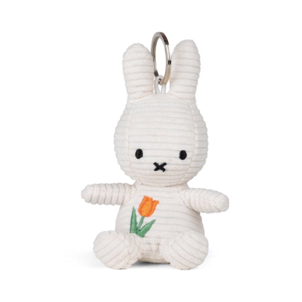 Miffy Tulip Keychain Offwhite - 10 cm - 4"