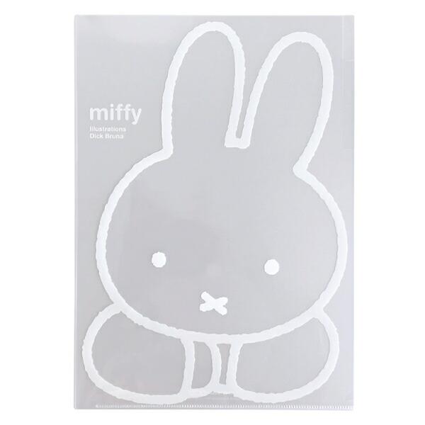 Miffy White Series Clear Holder 3 Pockets B A4 Clear File
