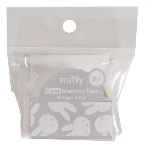 Miffy White Series Clear Masking Tape A