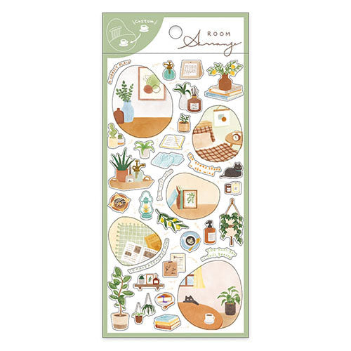 Mind Wave Room Arrangement Deco Stickers - Plants