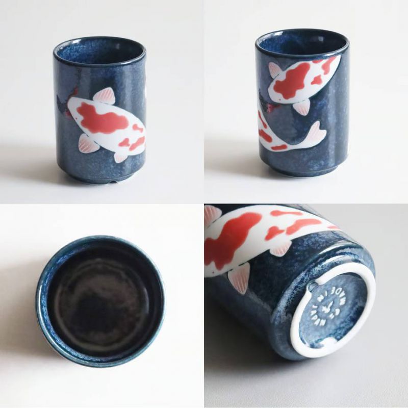 Mino - Coloured Koi Tea Cup 280ml