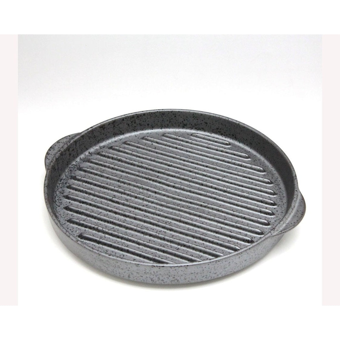 Mino yaki Ribbed Plate 25.7D