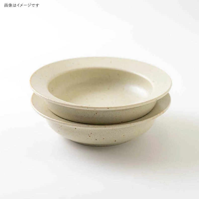 Minoru Cou Deep Bowl 17.5D - Milk