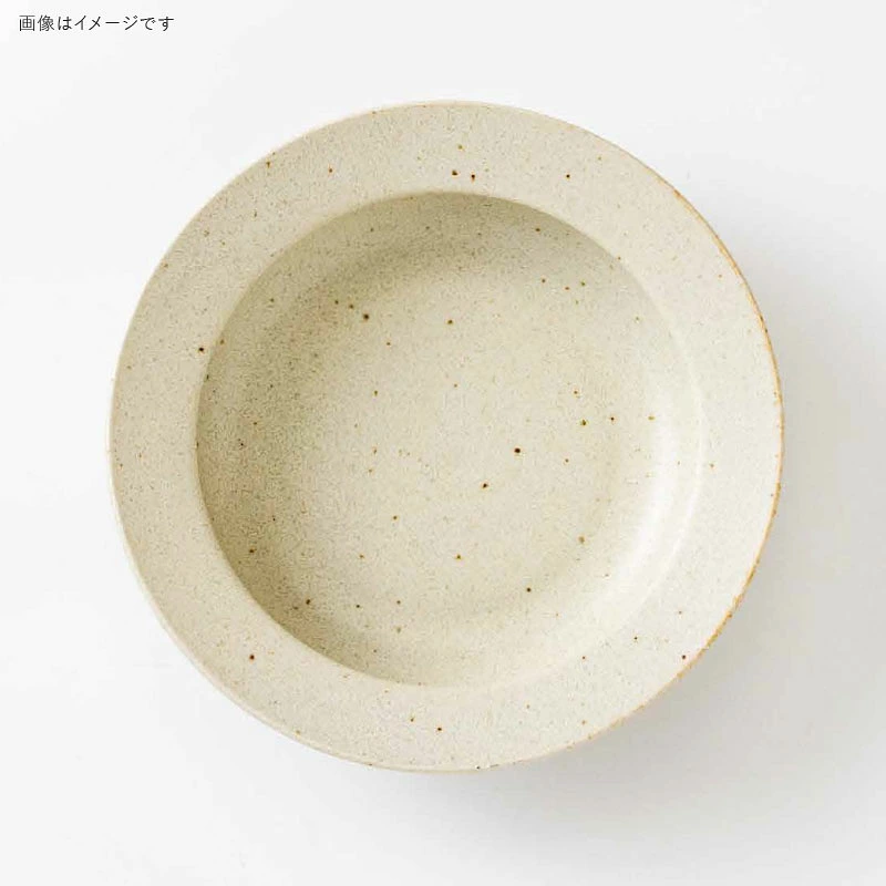 Minoru Cou Deep Bowl 17.5D - Milk