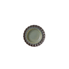 Minoru Dusk Chrysanthemum Plate 9D - Moss Black