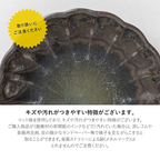 Minoru Dusk Chrysanthemum Plate 9D - Moss Black
