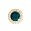 Minoru Lumo Chrysanthemum Plate 9D - Turquoise