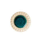 Minoru Lumo Chrysanthemum Plate 9D - Turquoise