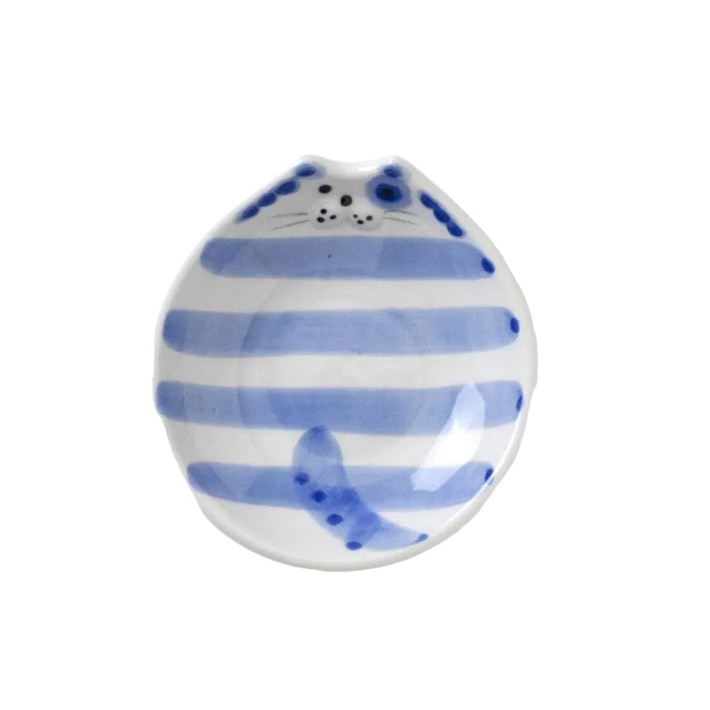 Minoru Mie Border Blue Plate 9D