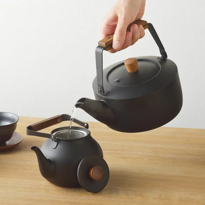 Miyaco Stainless Steel Black Kettle 1.5L