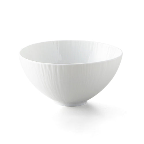 Miyama Crease Donburi Bowl 15D - White