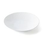 Miyama Crease Oval Plate 25D - White