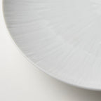 Miyama Crease Oval Plate 25D - White