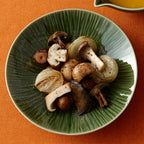 Miyama Crease Small Plate 16D - Oribe Green