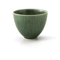 Miyama Crease Tea Cup 150ml - Oribe Green