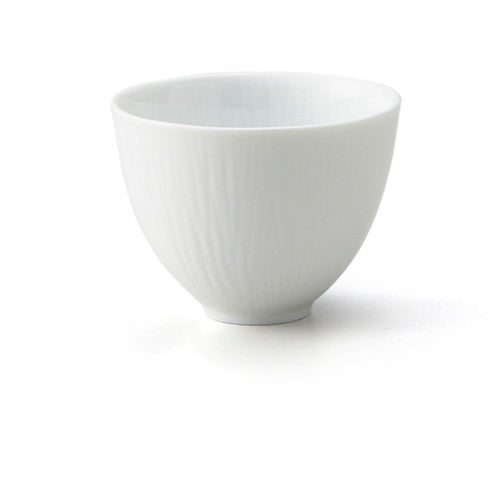 Miyama Crease Tea Cup 150ml - White