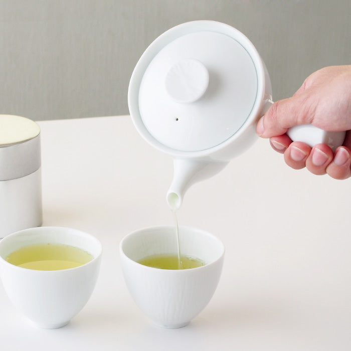 Miyama Crease Tea Cup 150ml - White