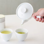 Miyama Crease Tea Cup 150ml - White