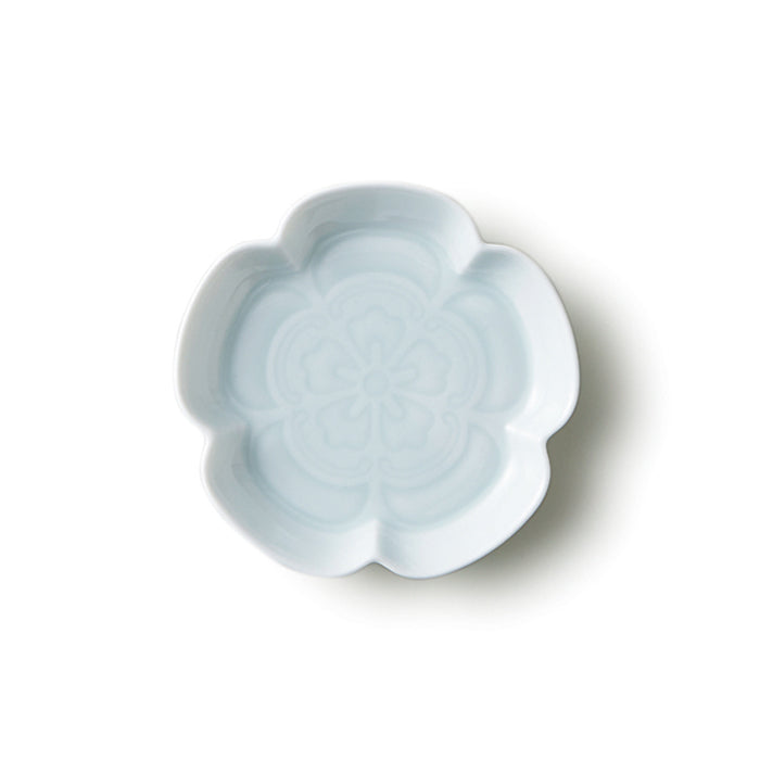 Miyama Gaku Mokko Small Dish - Blue