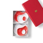 Miyama Mandarin Duck Red & White Plate Gift Set