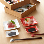 Miyama Mizuhiki Red & White Plate Gift Set