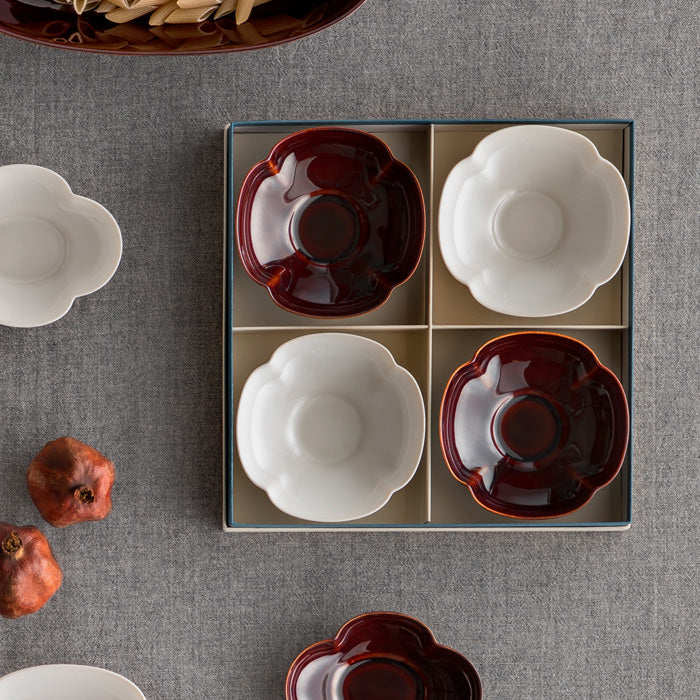 Miyama Mokko Small Dish 4P Set