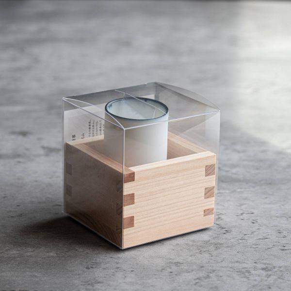 Miyama Sake Cup & Wood Masu Set