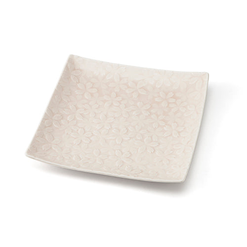 Miyama Sakura Square Plate 25x25