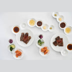Miyama Savone Divided Plate Gift Set 3P - White