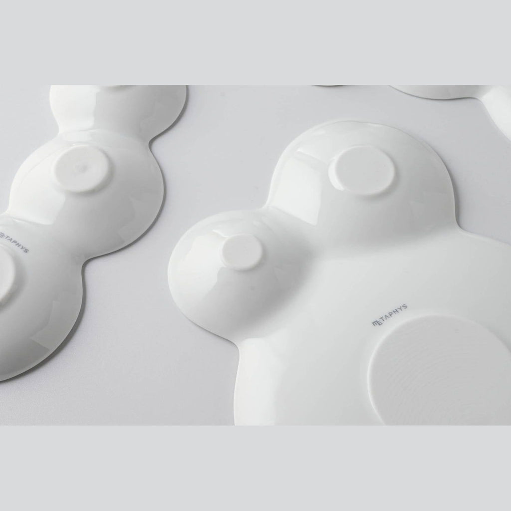 Miyama Savone Divided Plate Gift Set 3P - White