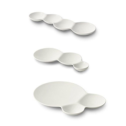 Miyama Savone Divided Plate Gift Set 3P - White