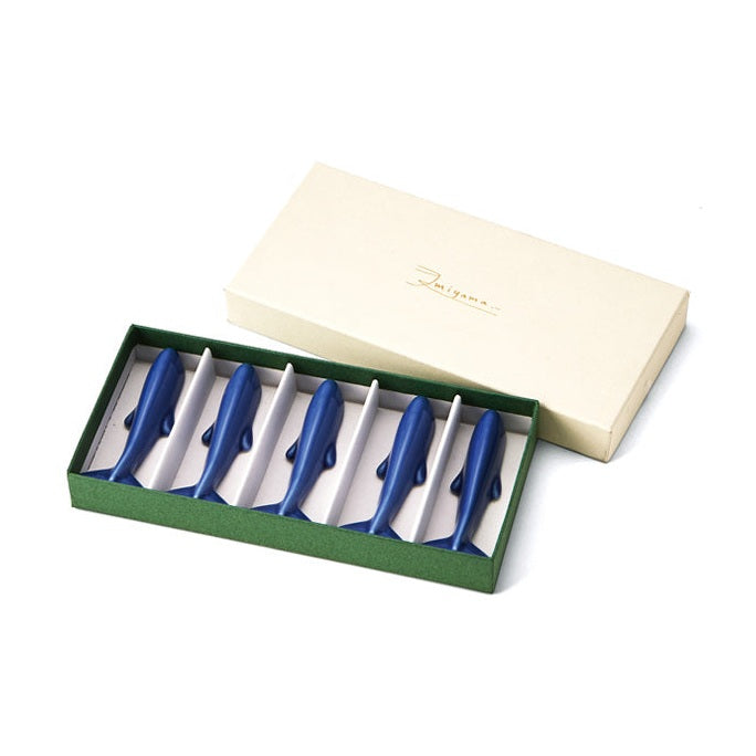 Miyama Whale Chopstick Rest 5P Set