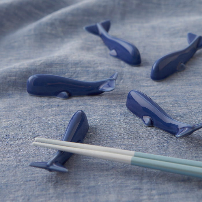 Miyama Whale Chopstick Rest 5P Set