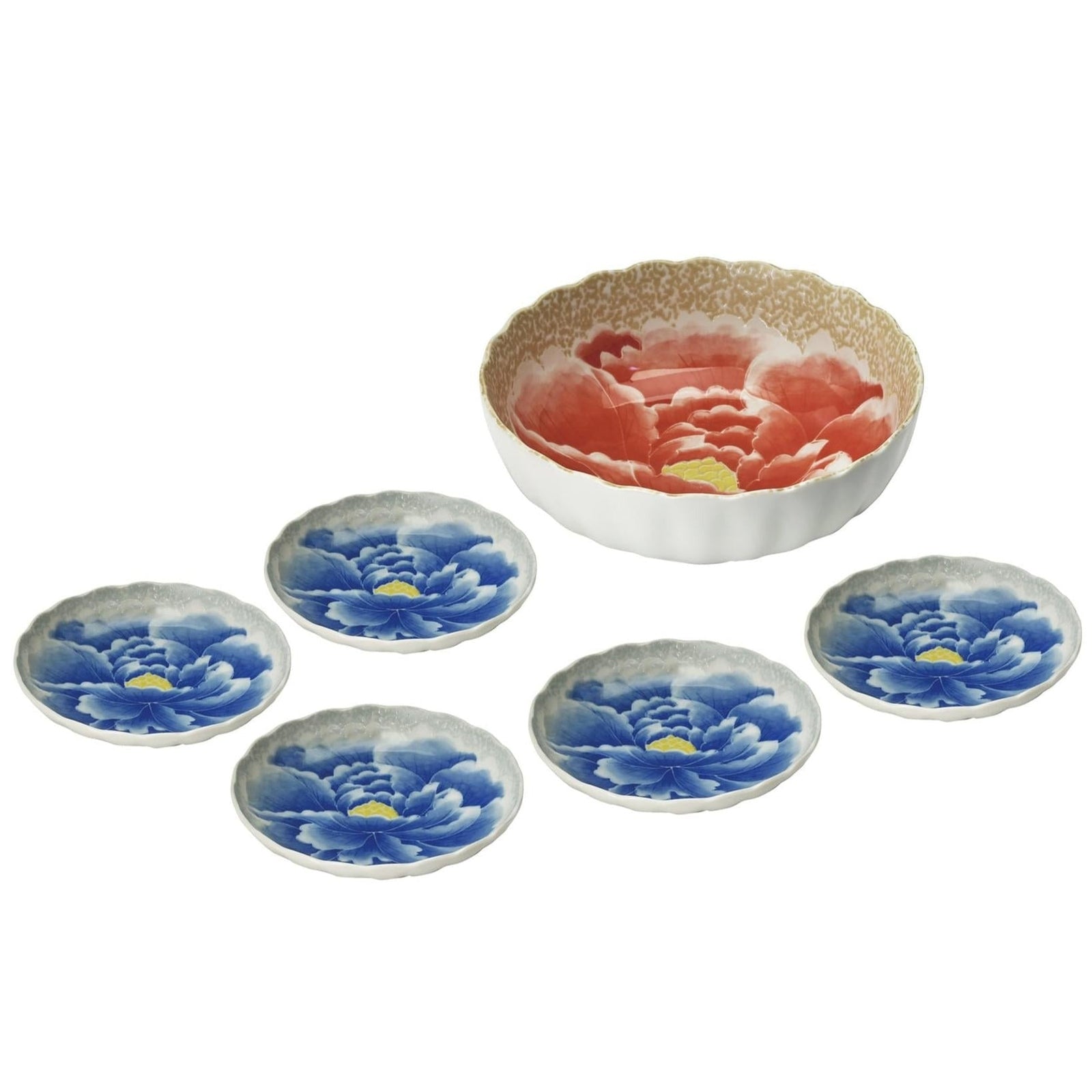 Momoyama Peony Serving 6P Set