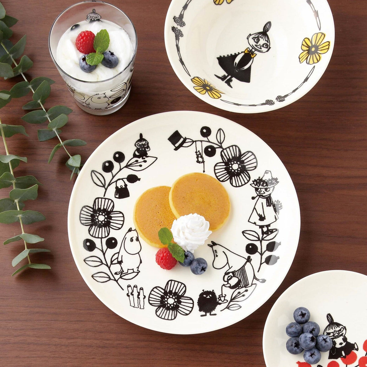Moomin Valley Plate Set 21.5cm/14cm - 6pc