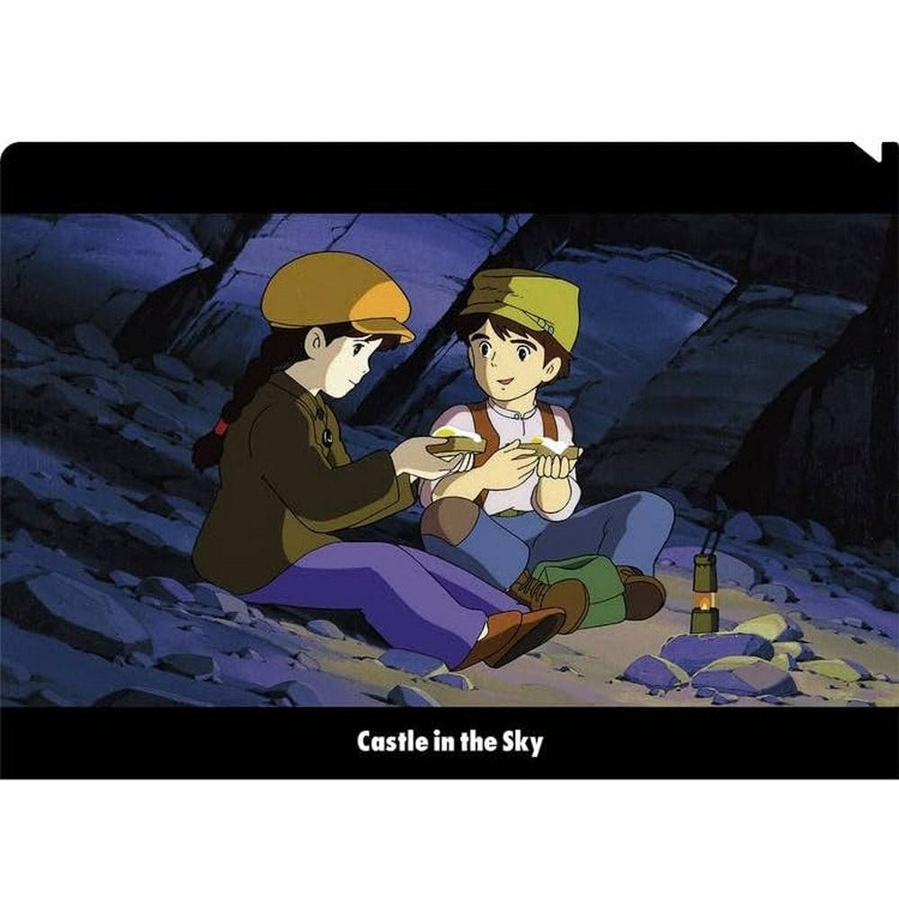 Movic Studio Ghibli Castle in the Sky / Pazu and Sheeta A4 Clear File Folder
