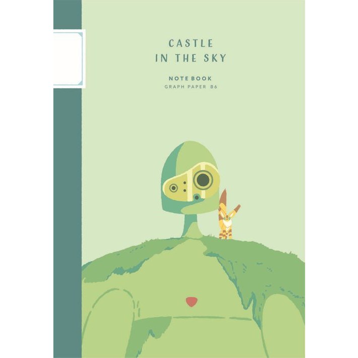 Movic Studio Ghibli Classics B6 Notebooks - Castle in the Sky