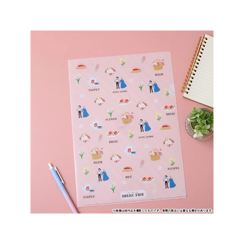 Movic Studio Ghibli Howl's Moving Castle - BREAK TIME - A4 Clear File Folder