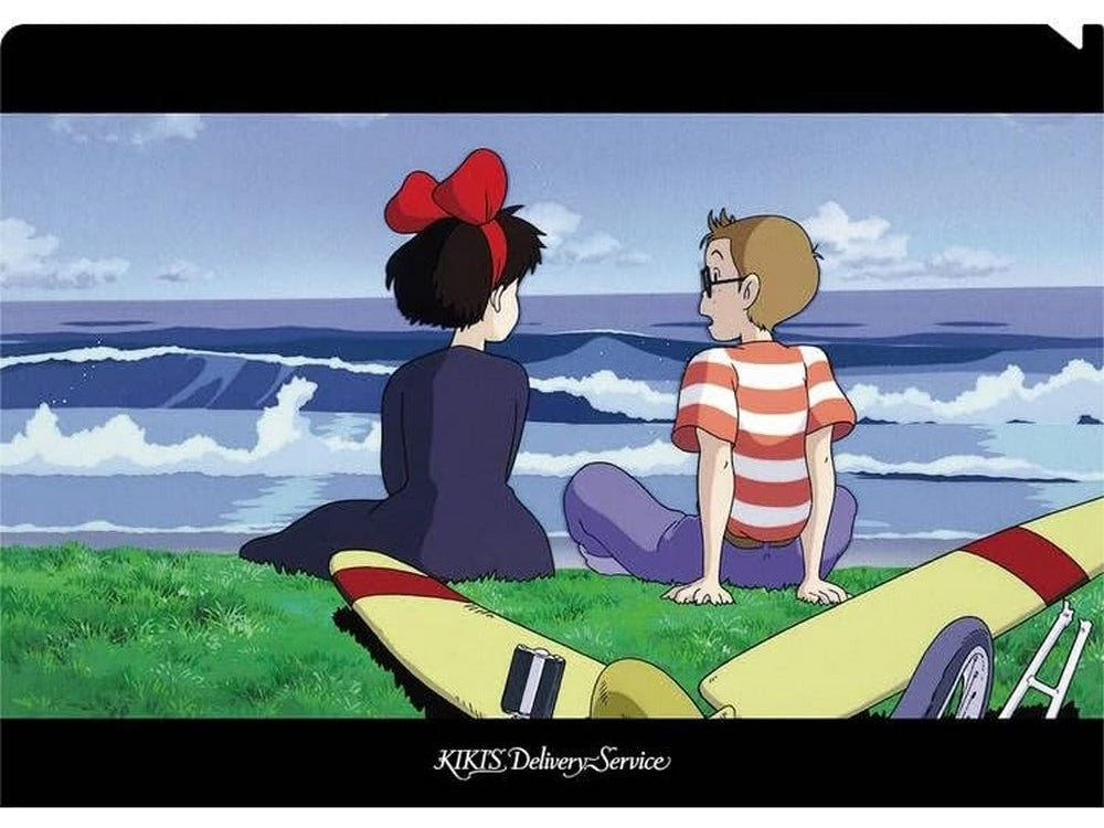 Movic Studio Ghibli Kiki&#39;s Delivery Service / Kiki and Tonbo by the Sea A4 Clear File Folder