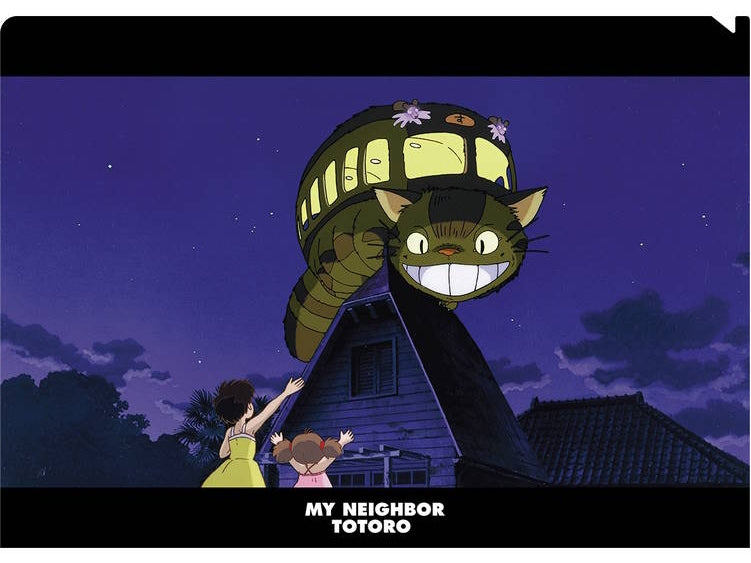 Movic Studio Ghibli My Neighbor Totoro / Cat Bus on the Roof A4 Clear File Folder