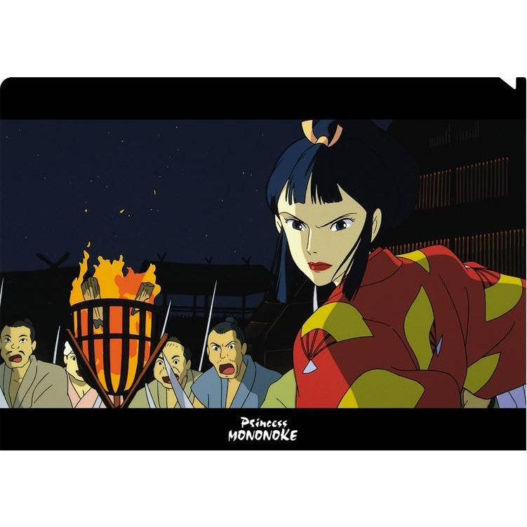 Movic Studio Ghibli Princess Mononoke / Eboshi A4 Clear File Folder