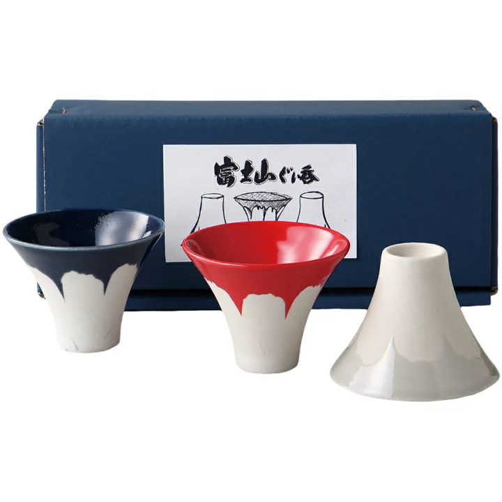 Mt.Fuji Sake Cup 3P Set