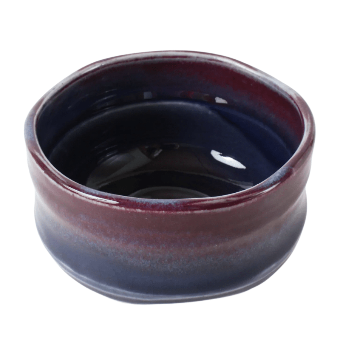 Murasaki Shinsha Purple Cinnabar Matcha Bowl