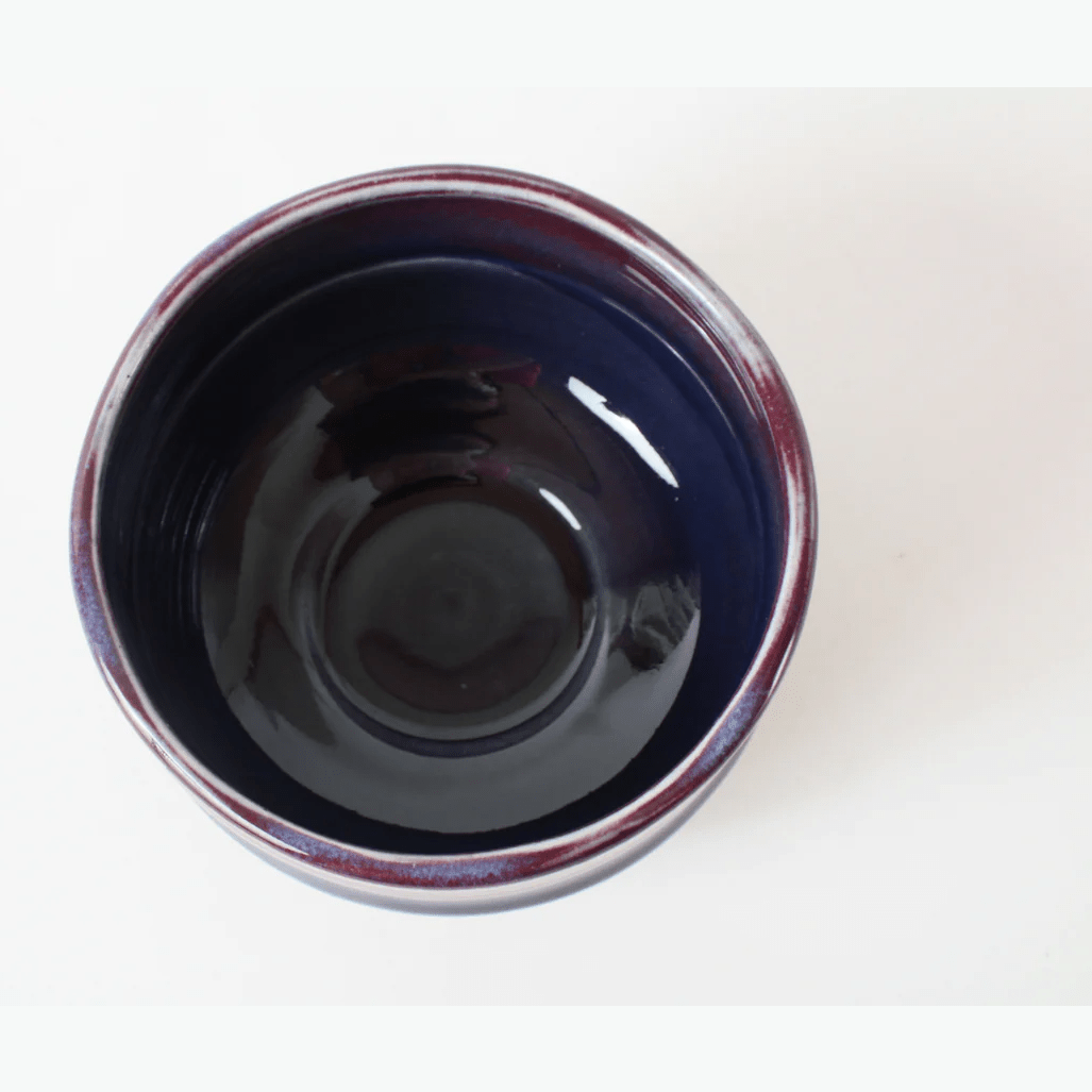 Murasaki Shinsha Purple Cinnabar Matcha Bowl