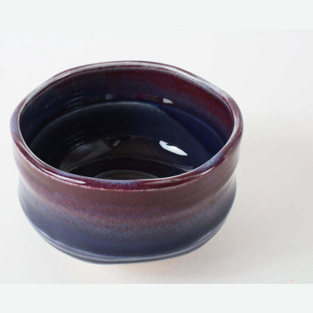 Murasaki Shinsha Purple Cinnabar Matcha Bowl