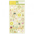 NB Mattari Animals momonga sticker packaging on illustrated wooden shelf display